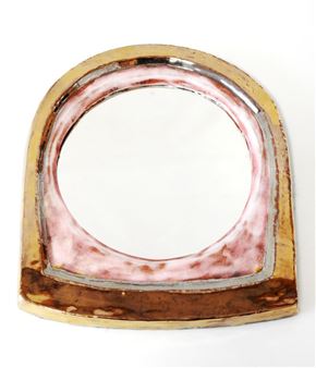 Rare "Arches" model wall mirror - Mithé Espelt