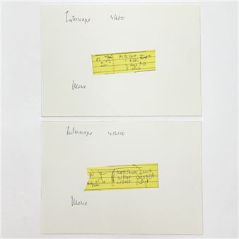 Two Choreography Drawings