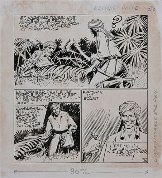 Nasdine Hodja, set of four plates by Pierre Le Guen, circa 1967