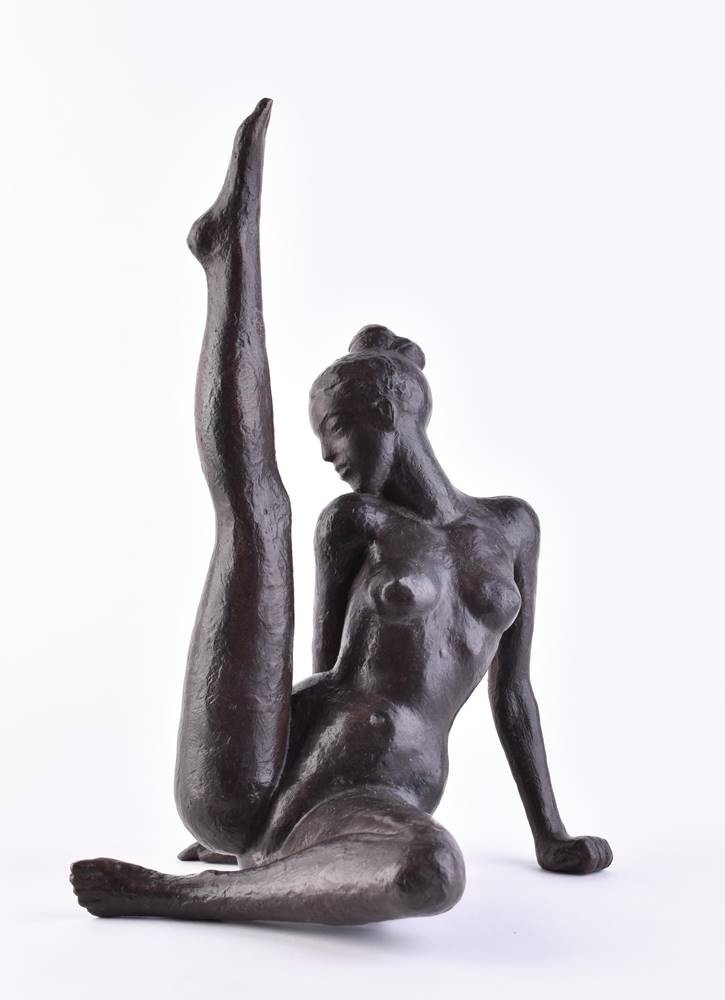 Artwork by Stefan Reichmann, Turnerin, Made of Sculpture - Bronze