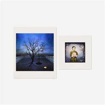 Night Garden; Rather a Handsome Pig (from the Almost Alice series) (two works