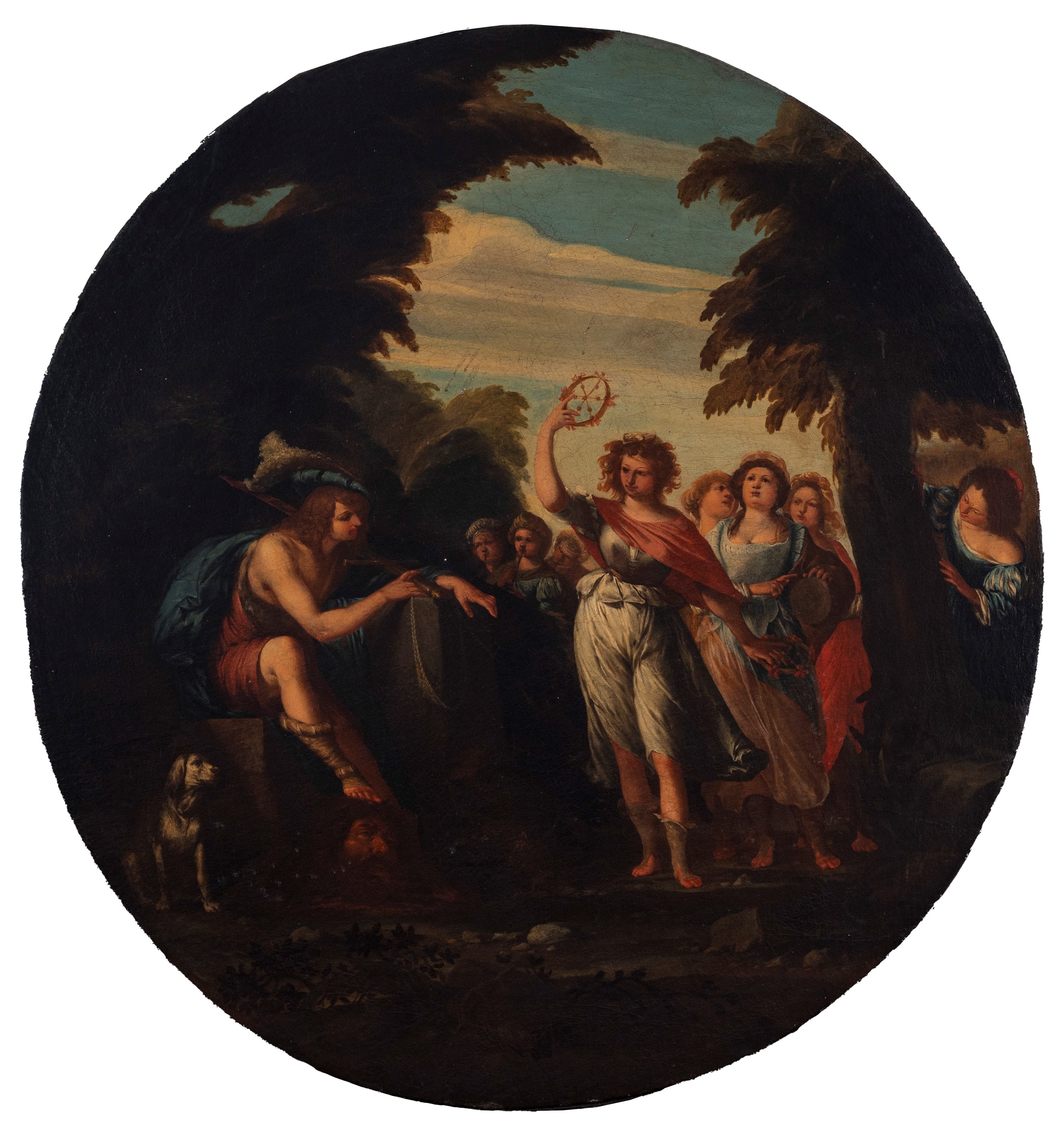 Giovanni Battista Spinelli | David celebrated by the maidens of Israel ...