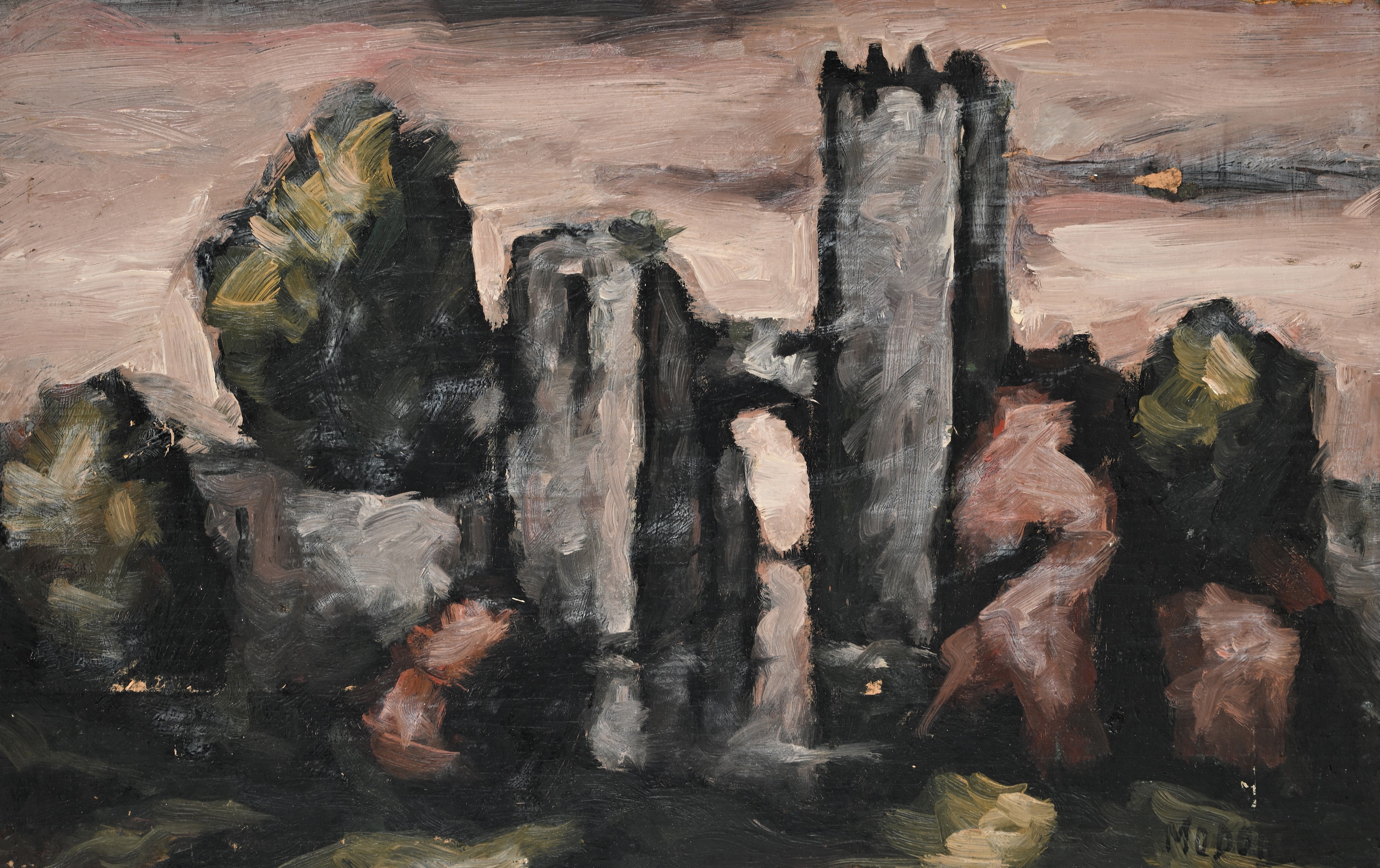 Angilotto Modotto | Ponte e torri | MutualArt
