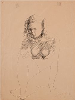 Nudo di donna seduta