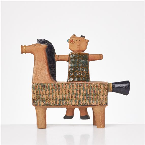 Ryttare på häst - Stig Lindberg