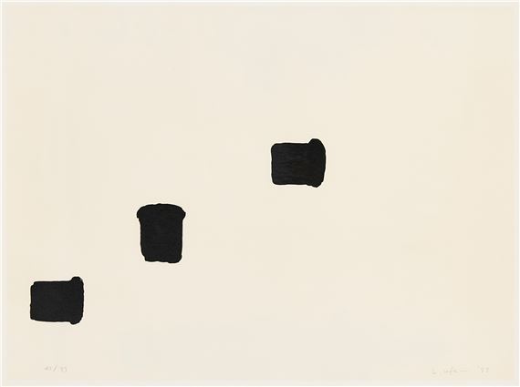 From 95 Seoul Print Art Fair Commemorative Portfolio Correspondence' 95 1 - Lee Ufan