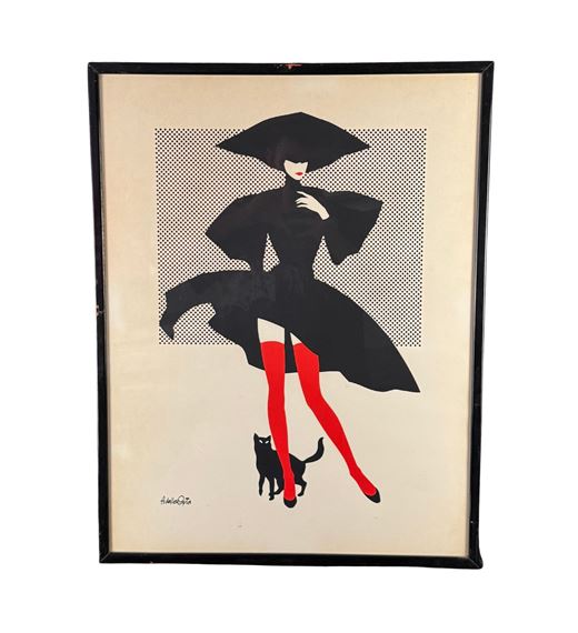 Amleto Amleto Dalla Costa 直筆 230/250 シルクスクリーン Dalla