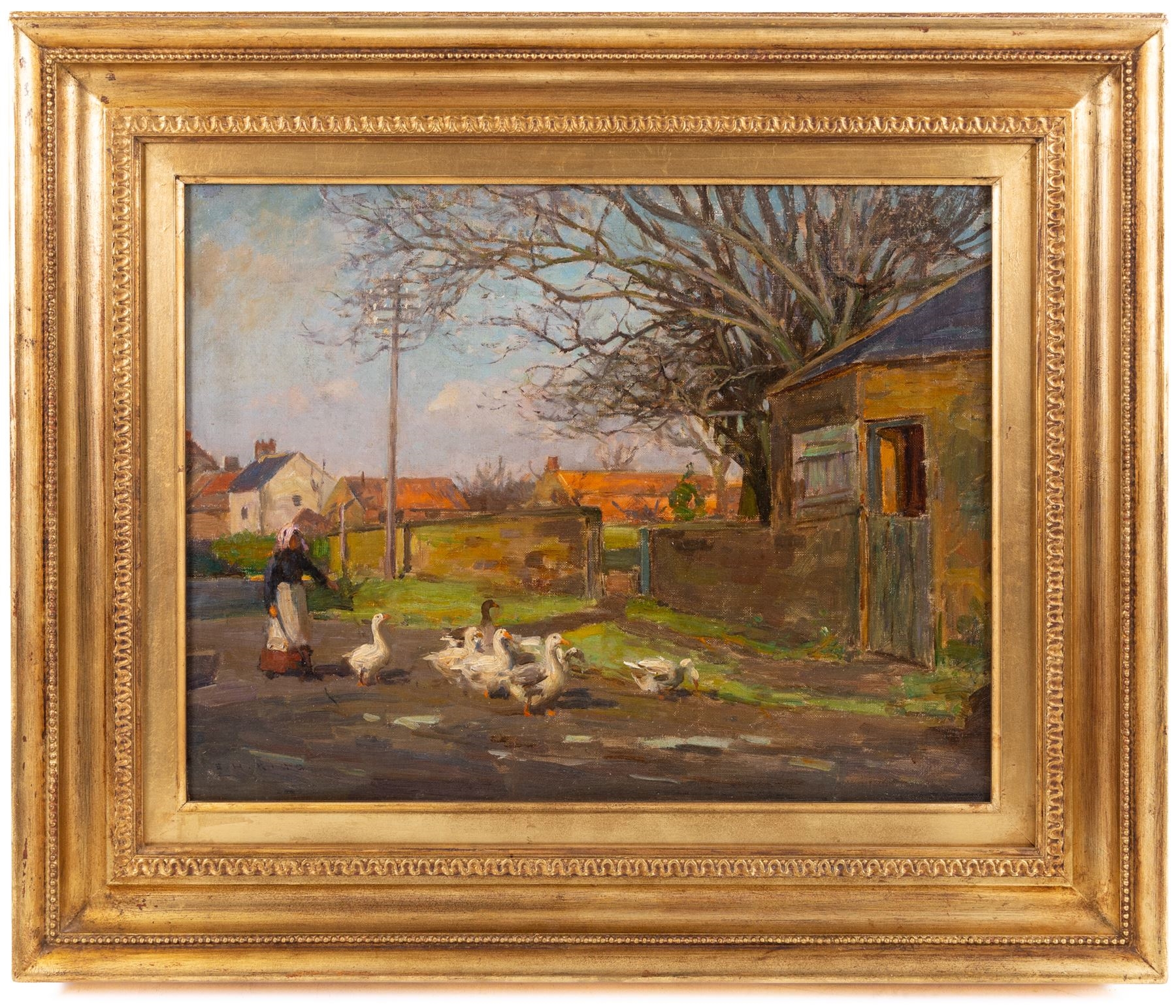 Ernest Higgens Rigg | The Goose Girl | MutualArt