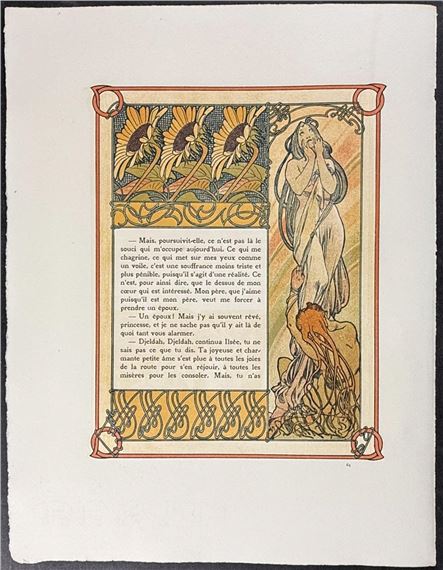 Ilsee, Princess of Tripoli - Alphonse Mucha