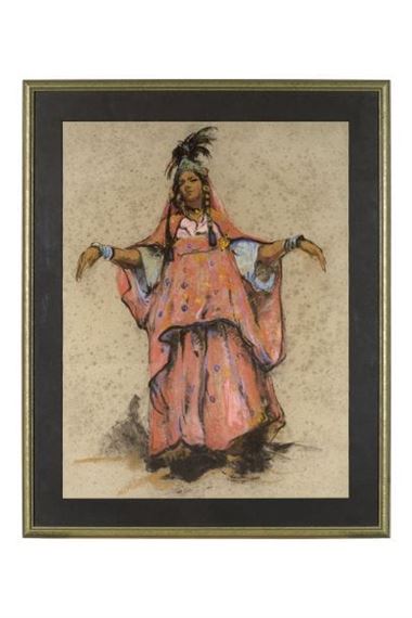 Standing Ouled Naïl dancer