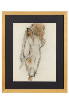 Standing Indian water carrier - Adrien Jean Le Mayeur de Merprés