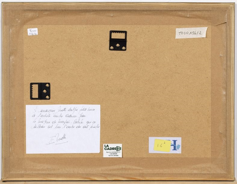 Artwork by Adrien Jean Le Mayeur de Merprés, Four Arab men at play, Made of Charcoal, Red Chalk And Estompe On Paper, Black Chalk, Red Chalk And Stump On Paper