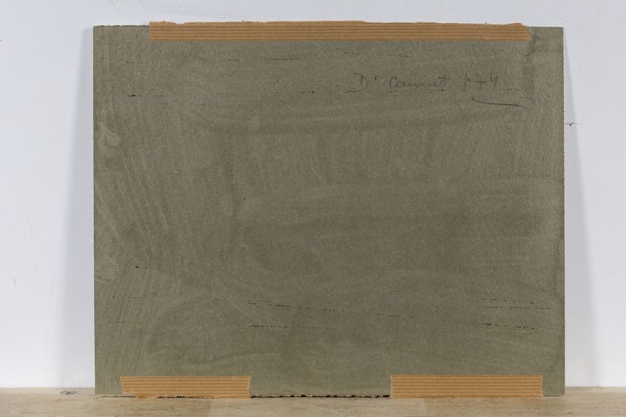 Artwork by Adrien Jean Le Mayeur de Merprés, Morning in Bali, Made of Gouache And Charcoal On Colored Paper