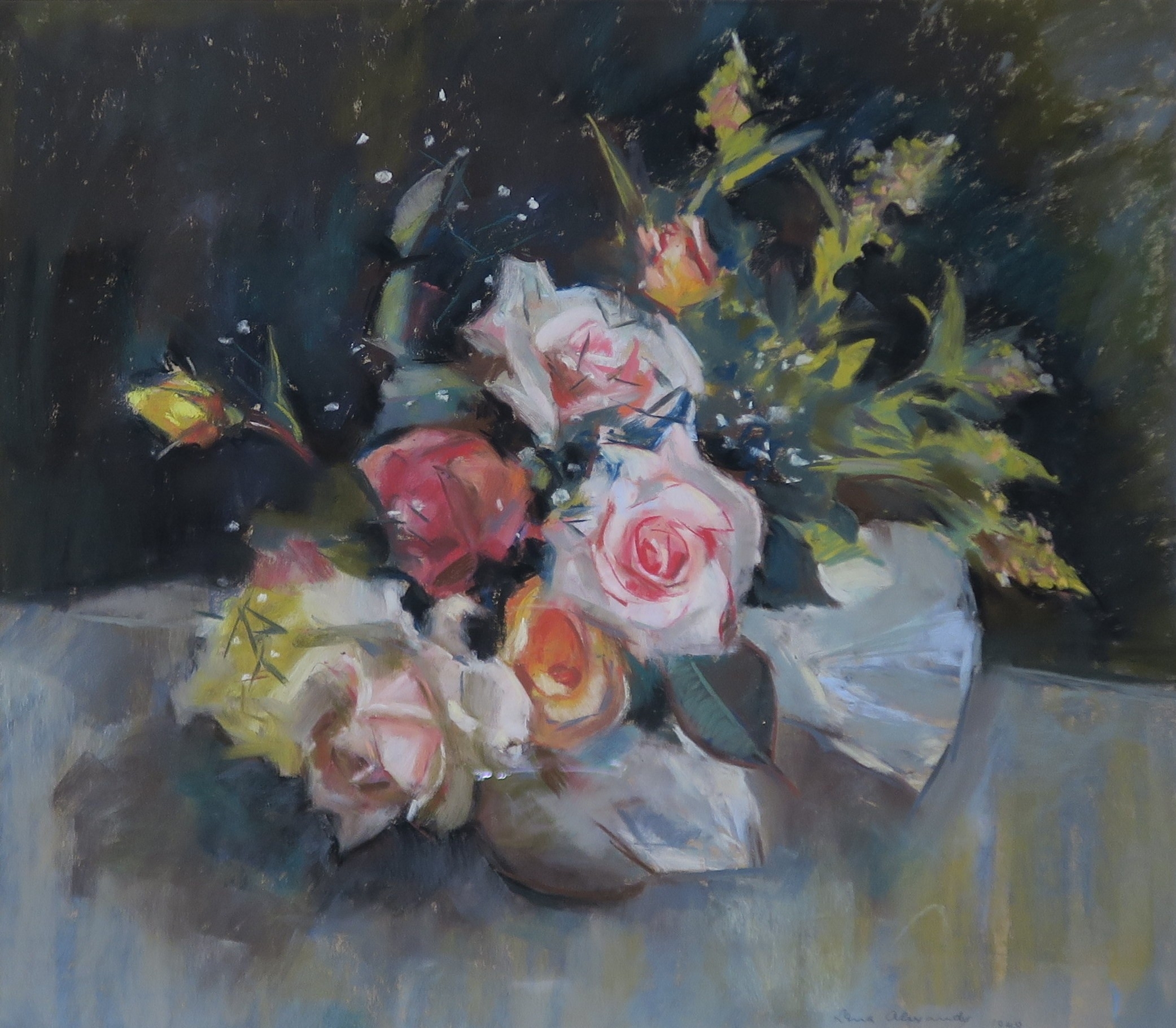 Lena Alexander | STILL LIFE WITH ROSES (1949) | MutualArt