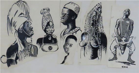 AFRICAN COLLAGE - Emilio Coia