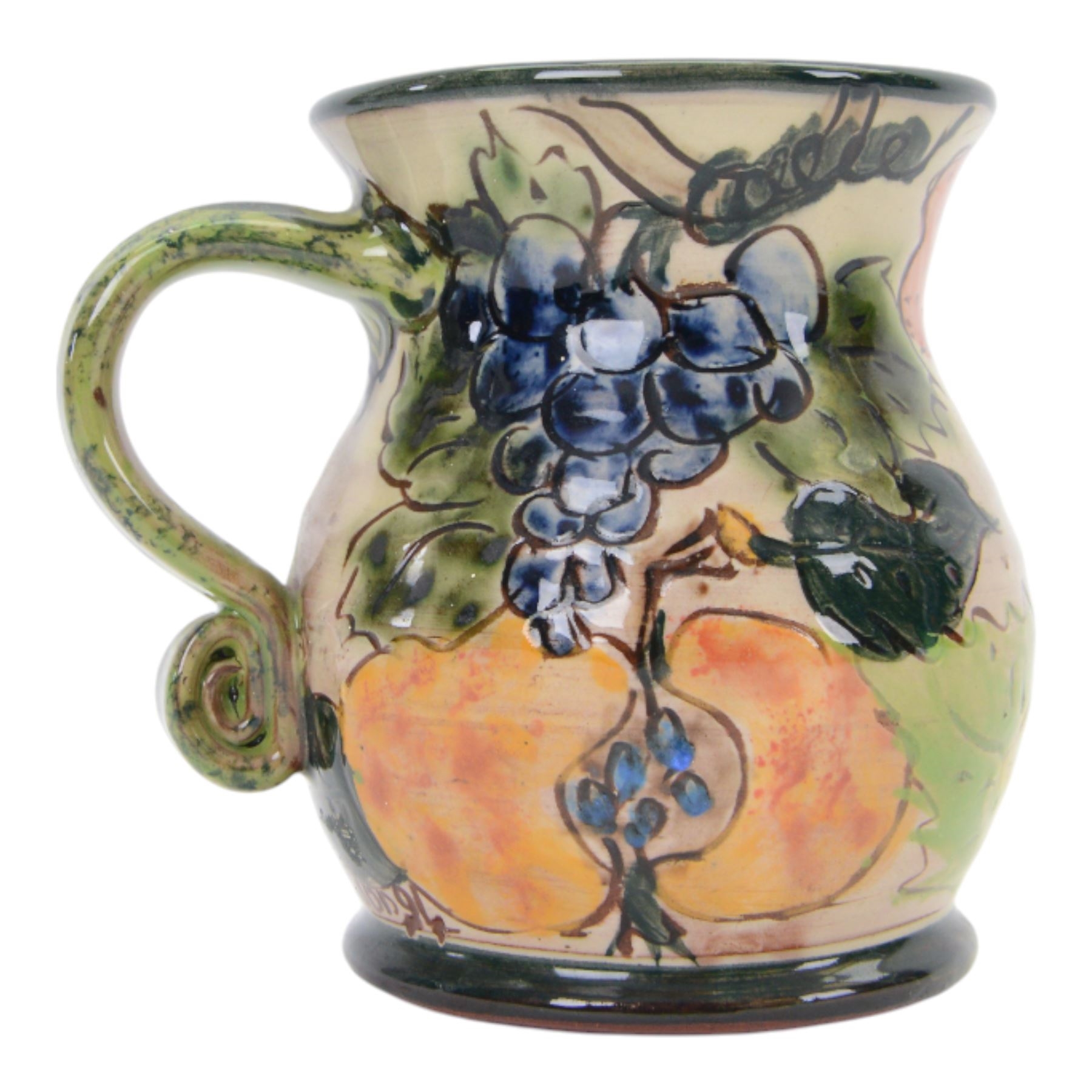 Artwork by Paul Jackson, Dished plate and mug, Made of Studio Pottery