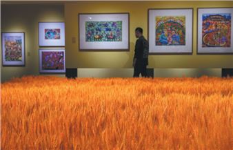 Artistic farmers paint a clear picture of rural China's progress