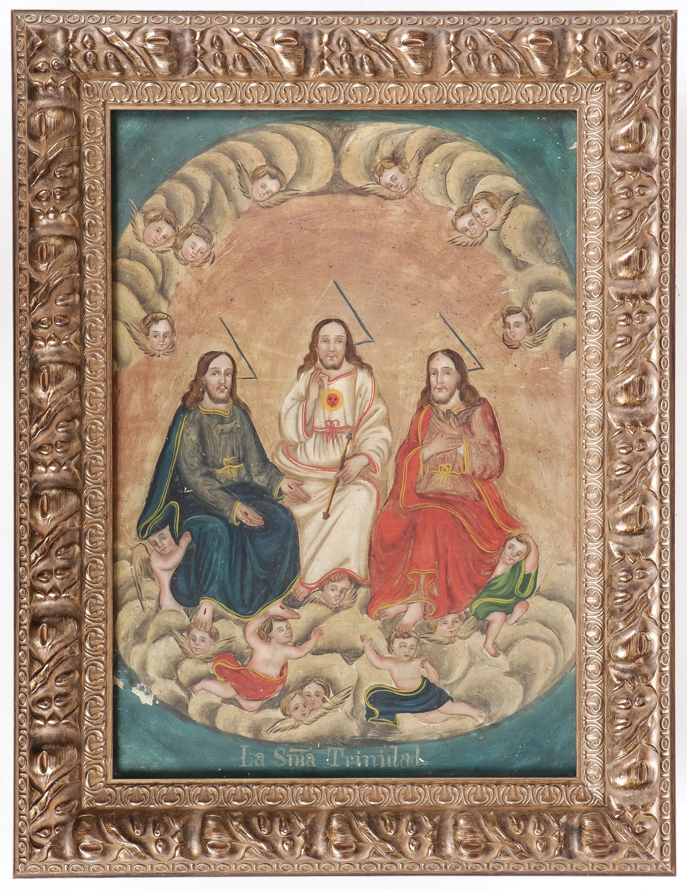 Mexican School, 17th Century | Mexican retablo of the Trinity (19 ...