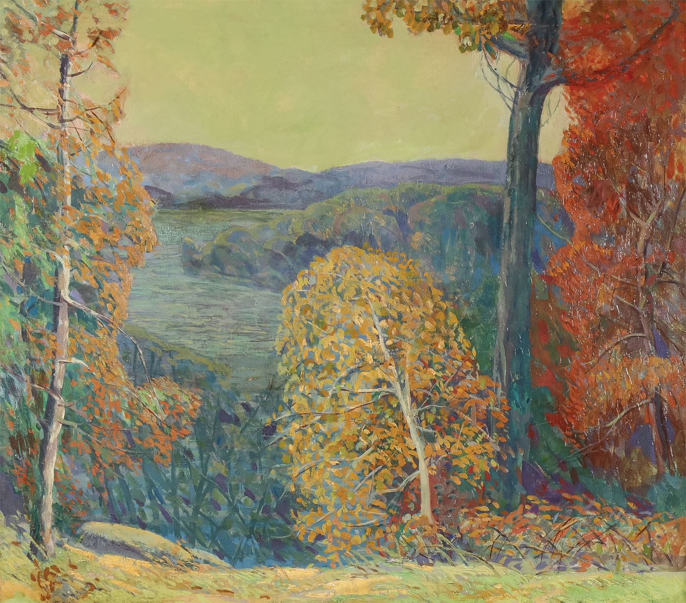 Carl Krafft | Autumn Landscape | MutualArt