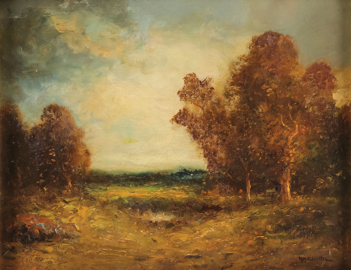 Hudson Mindell Kitchell | Dusk Fall Landscape | MutualArt