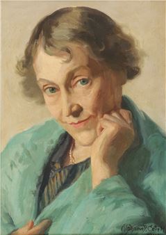 Portrait of a Woman in Green