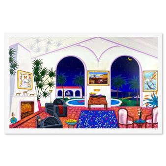 Interior with Salvador Dali - Fanch Ledan