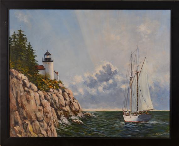 PASSING BASS HARBOR LIGHT - Charles R. Selmi