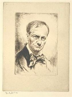Portrait of Baudelaire