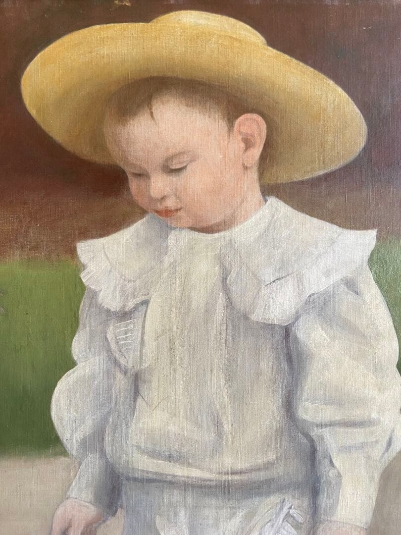 Artwork by Ernest Rouart, The little gardener (Julien Rouart as a child, Made of Oil On Canvas