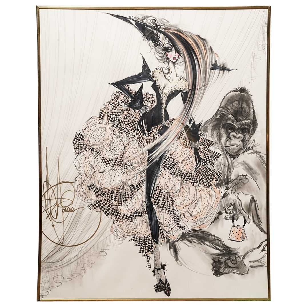 Robert St. John Roper | Mixed Media Fashion Illustrations | MutualArt
