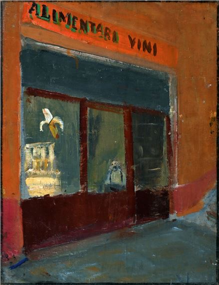 Lebensmittelgeschäft in Locarno by Willy Leopold Guggenheim Varlin