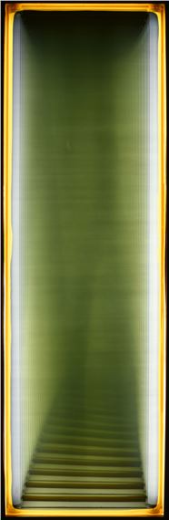 Light box with mirror by Christian Megert, 1969/71