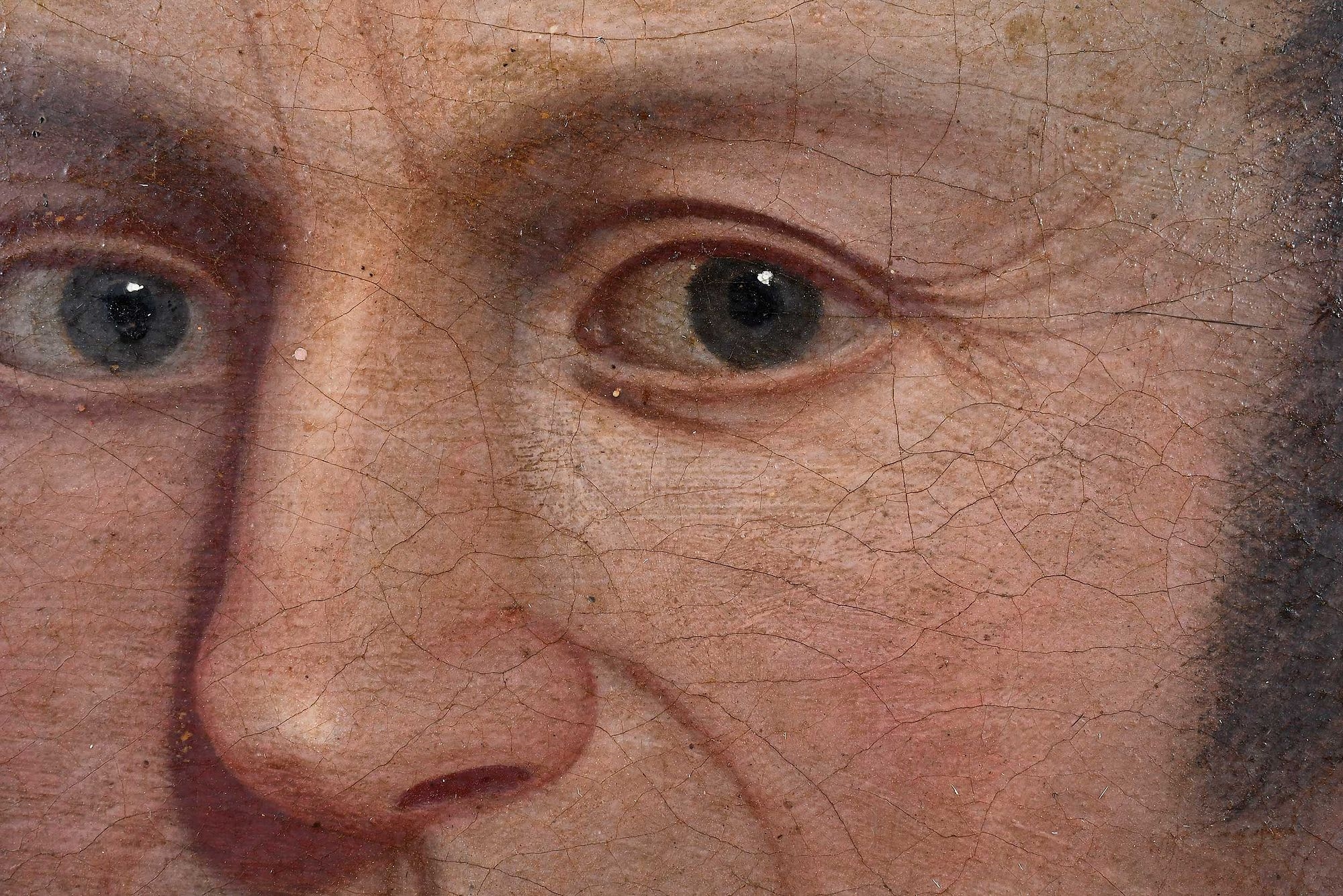 Artwork by American School, 19th Century, Folk Art Portrait of a Gentleman, Made of Oil On Canvas