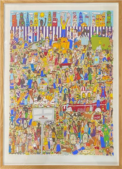 James Rizzi | A Lot of Fun for City Kids (1990) | MutualArt