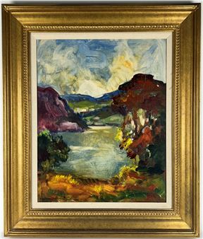 Wooded Lake, The Canadian Rockies