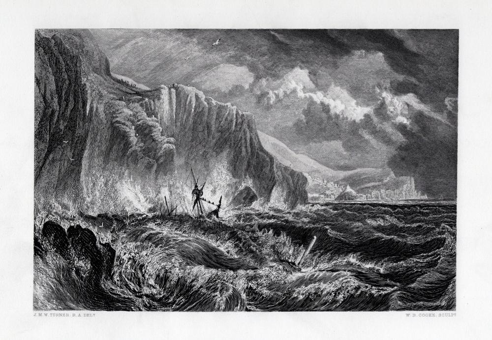 Artwork by Joseph Mallord William Turner, Ilfracombe, North Devon, Made of Engraving On Wove Paper