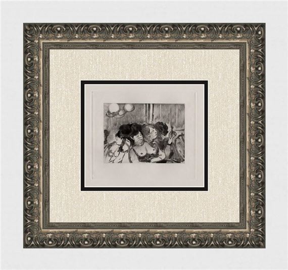 Au Salon II (The Salon - Edgar Degas