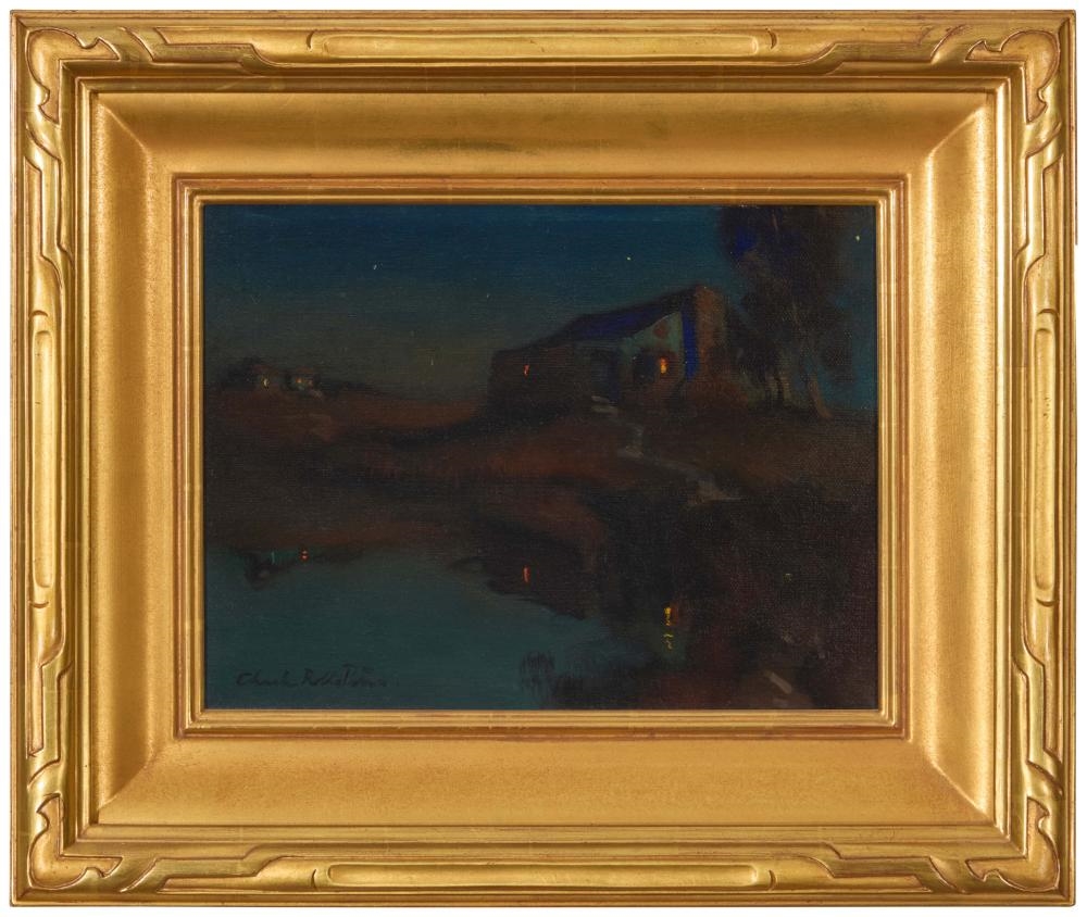 Charles Rollo Peters | Adobe in the Moonlight | MutualArt