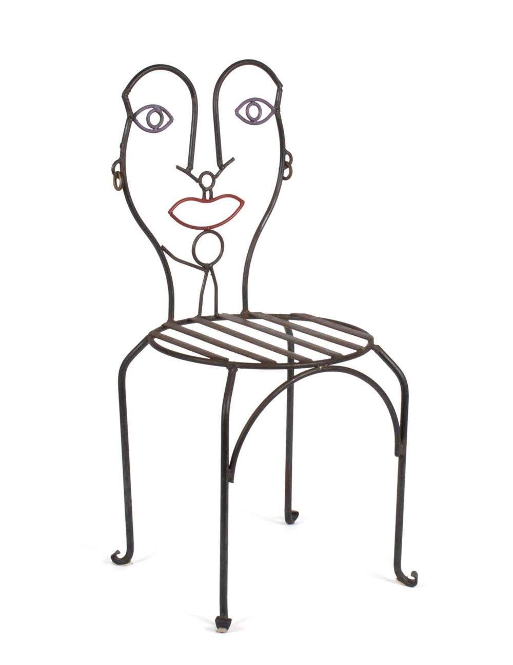 John Risley | JOHN RISLEY STYLE FACE CHAIR (20th Century) | MutualArt