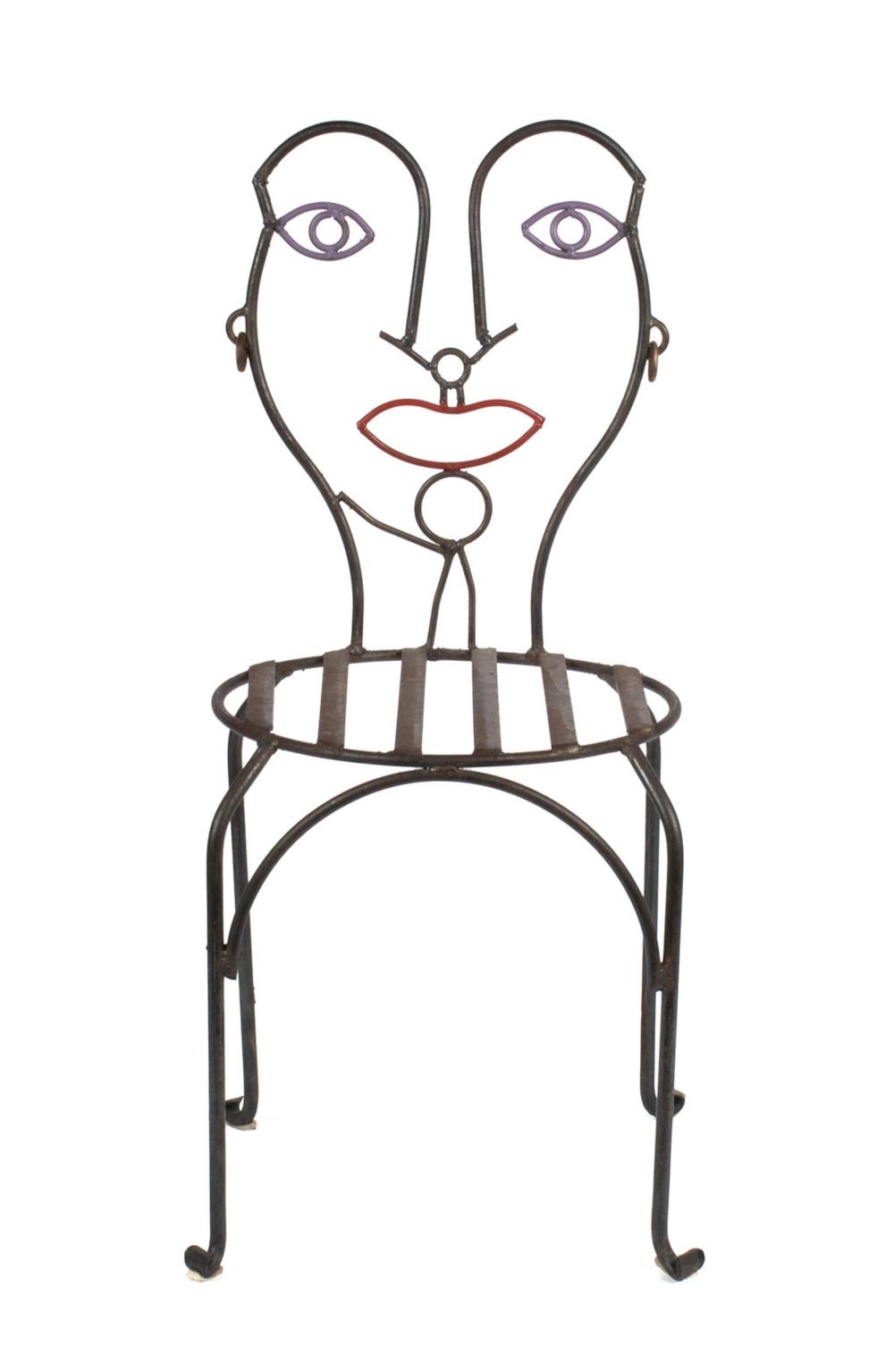 John Risley | JOHN RISLEY STYLE FACE CHAIR (20th Century) | MutualArt