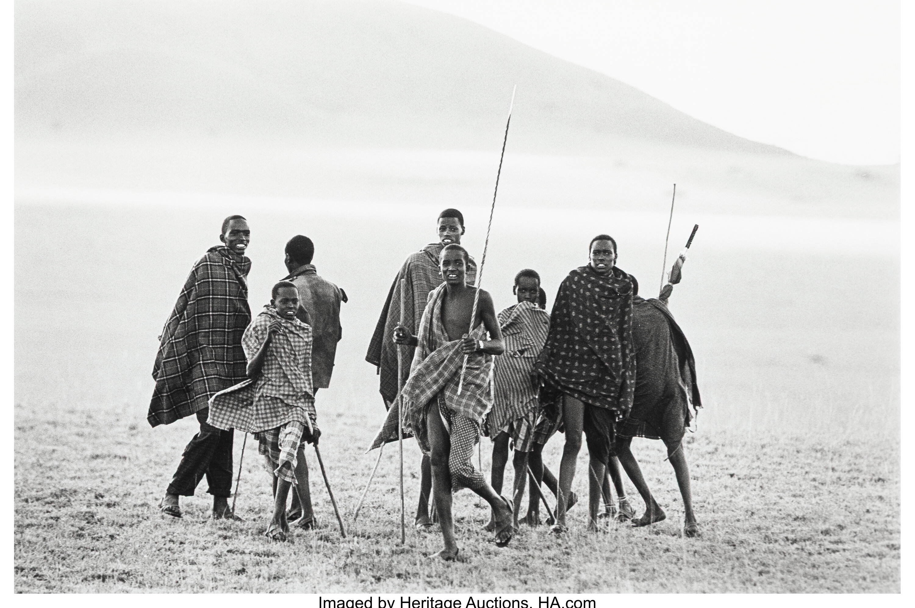Artwork by Marc Hispard, Africa, Kenya, Maasaï, Made of Gelatin silver print