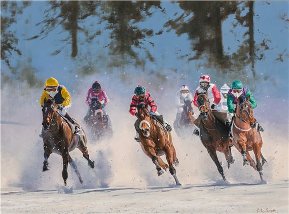 Final Bend - San Moritz by Peter Smith