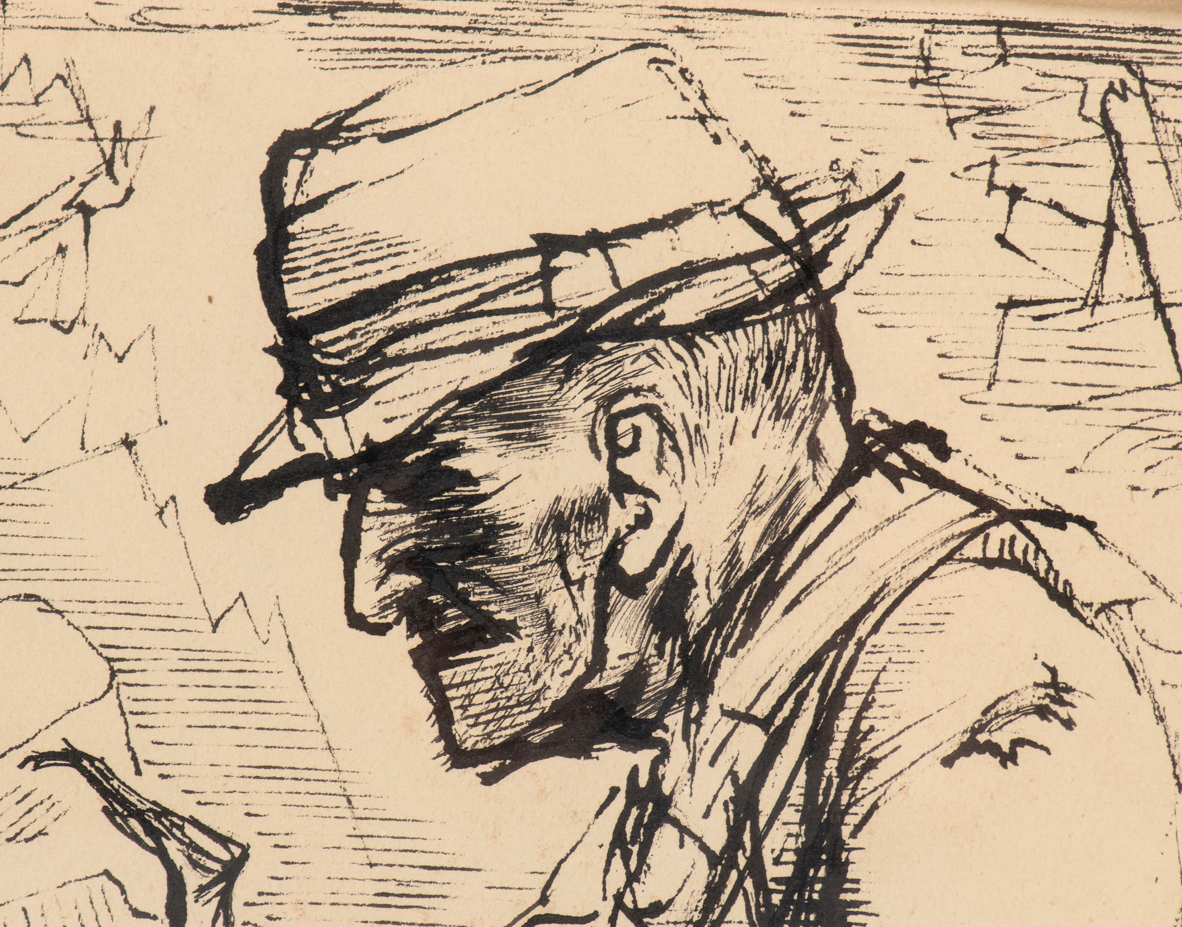 Artwork by George Grosz, Spanish civil war, Made of Pen And Ink On Paper