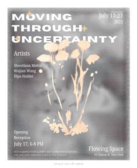 Shwetlana Mehta Steps Into Uncertainty With Poetic Precision at Flowing Space Gallery