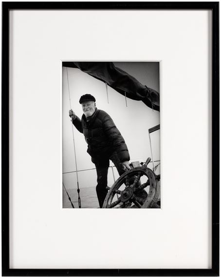Christopher Felver | Portrait of Ferlinghetti on Sailboat (1996 ...