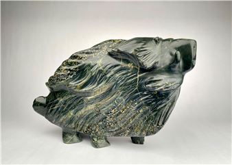 Muskox with Igloo Tag - Kananginak Pootoogook