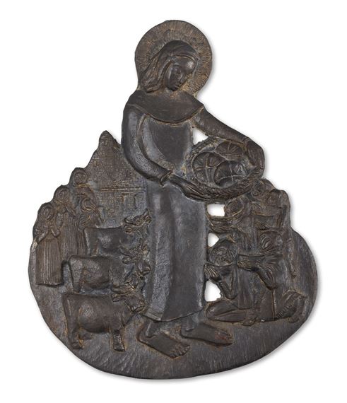 St. Brigid Feeding the Poor by Imogen Stuart, 1980