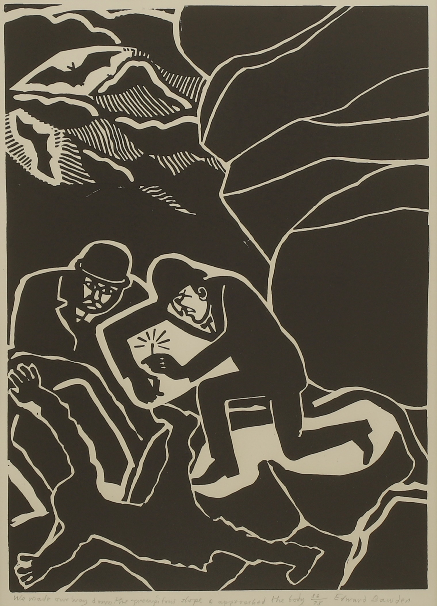 Edward Bawden | We made our way down the precipitous slope & approached ...