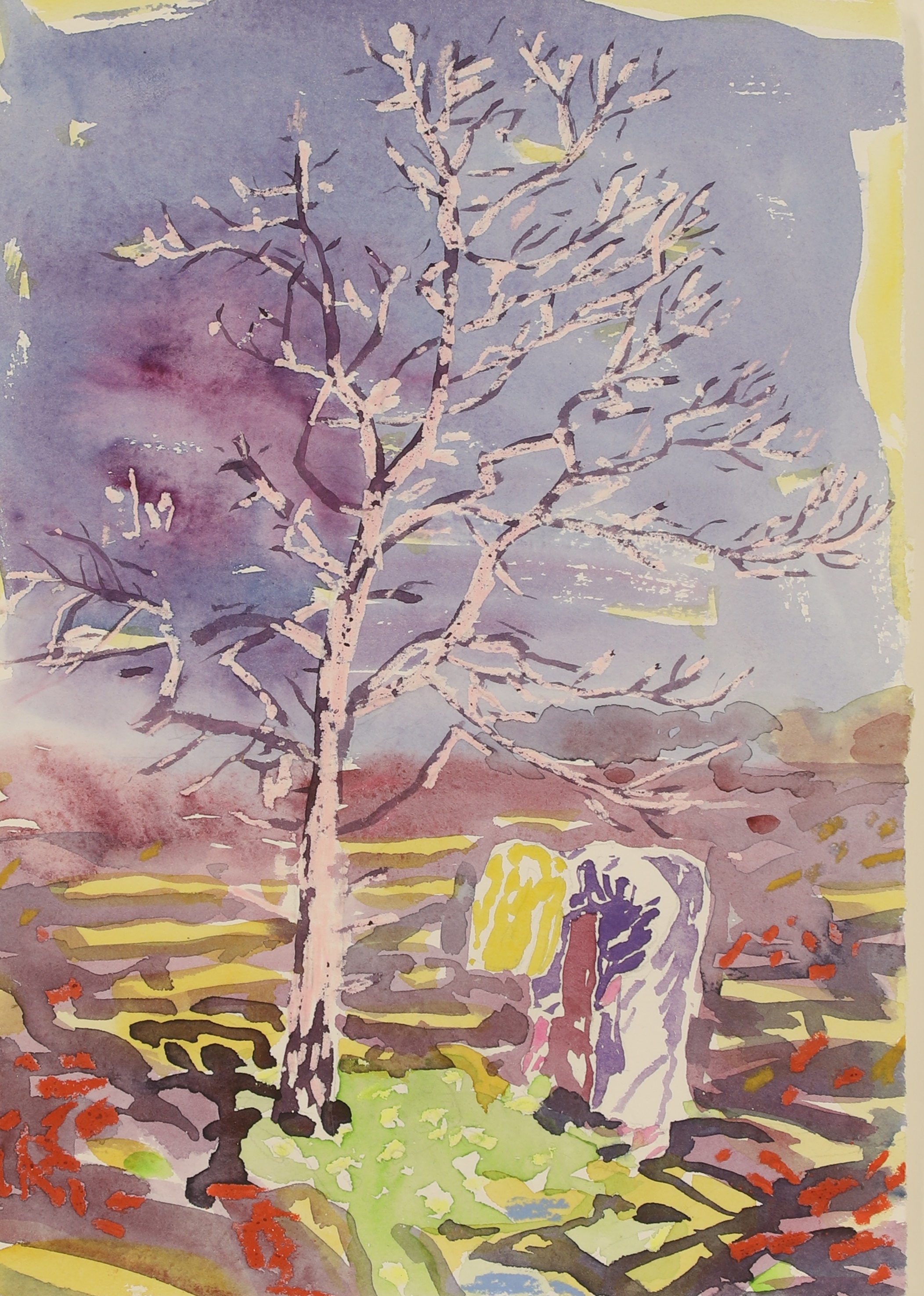 Dominic Shepherd | A girl under a tree; A girl on a toadstool | MutualArt