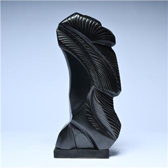 marble sculpture in Noir de Mazy - Marc Verdoodt